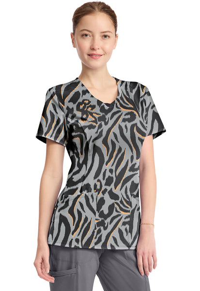 Infinity Prints Round Print Neck Top
