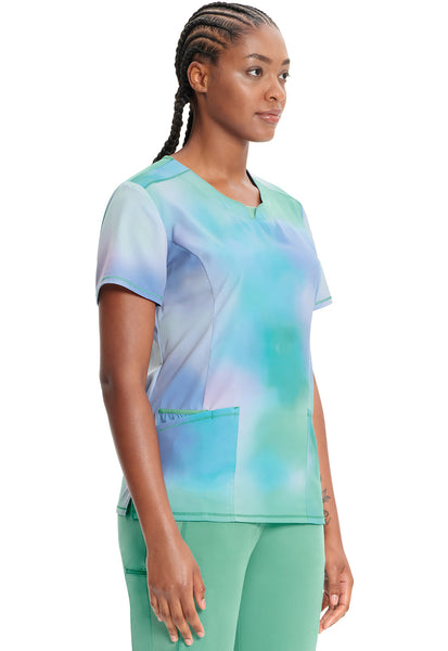 Infinity Prints Round Print Neck Top