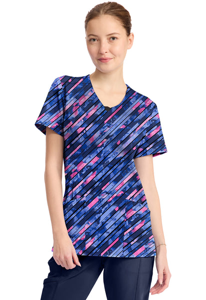 Infinity Prints Round Print Neck Top