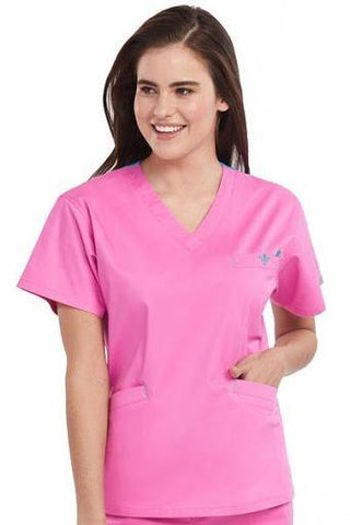 Small and XL only! Signature Classic V-Neck Scrub Top - Lisa's Uniforms