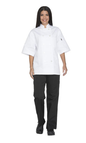 Dickies Chef Classic 10 Button Chef Coat S/S DC49 - Lisa's Uniforms