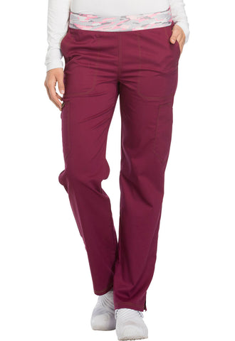 XS and XS Petite Only! Essence Mid Rise Tapered Leg Pull-on Pant
