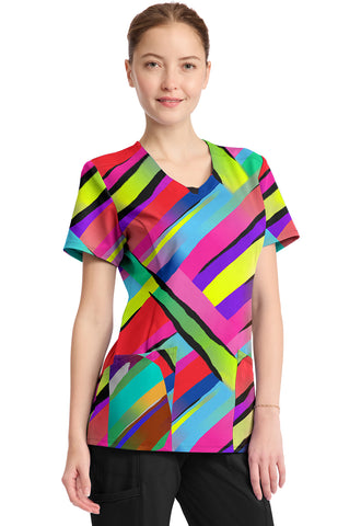 Infinity Prints Round Print Neck Top