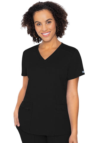 Touch V-neck Knit Back Top